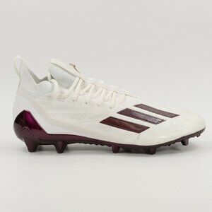 Adidas Adizero Primeknit 'White Maroon' HP8741 Football Cleats size 15